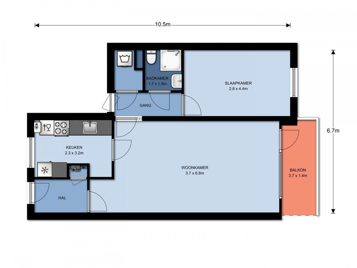 Te Huur 2 Kamer Appartement New Yorkdreef In Utrecht