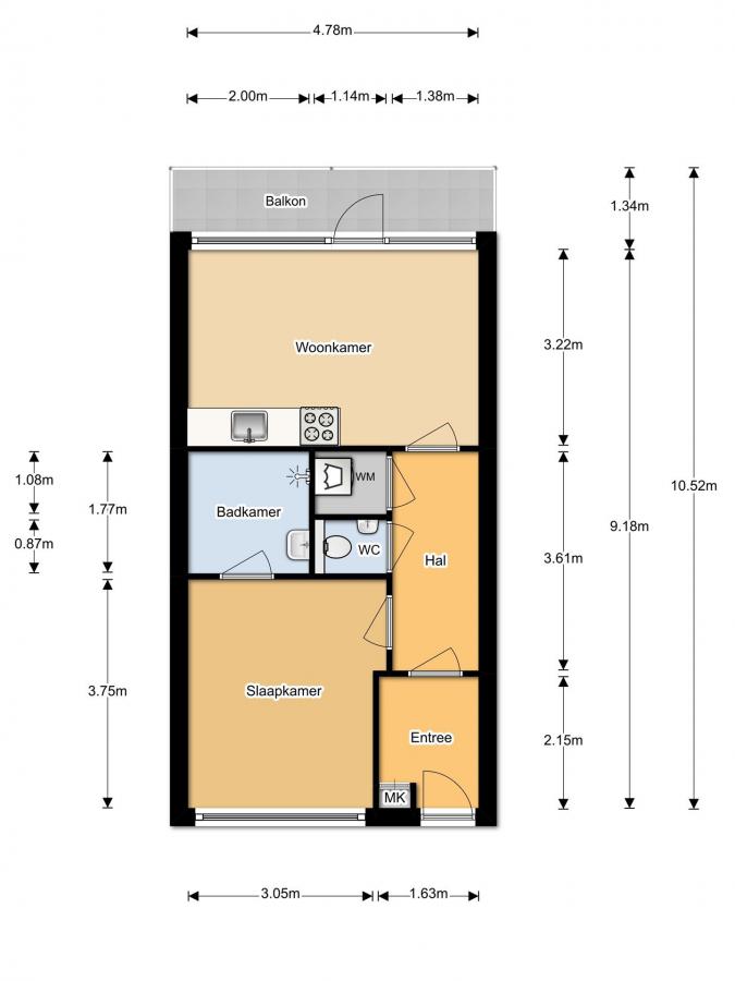 Te Huur 3 Kamer Appartement Maaskade In Venlo
