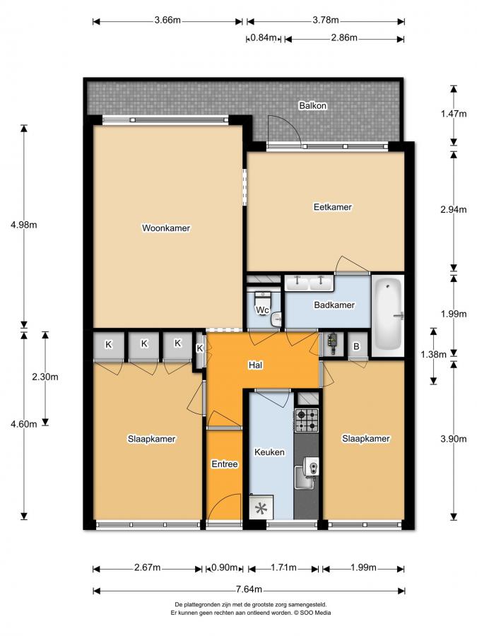 Te Huur 4 Kamer Appartement Langswater In Amsterdam