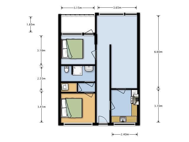 Te Huur 3 Kamer Appartement Livingstonelaan In Utrecht