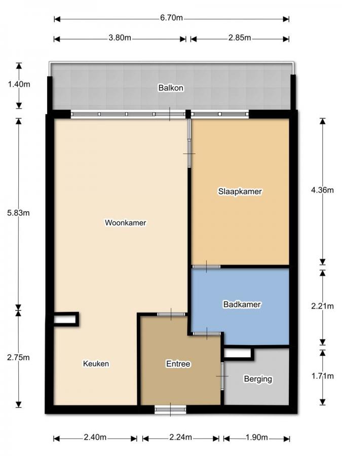 Te Huur 2 Kamer Appartement Binnenwater In Zoetermeer