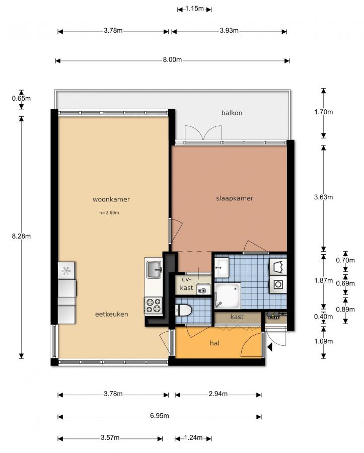 Te Huur 2 Kamer Appartement Victor van Vrieslandstraat In Haarlem
