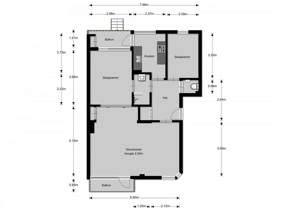 Te Huur 3 Kamer Appartement Buisweg In Hilversum