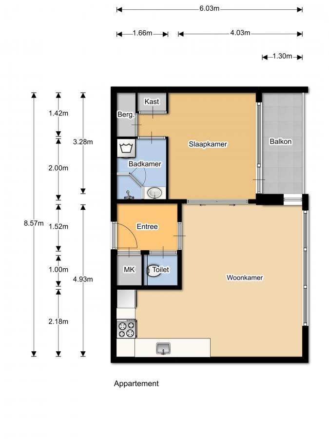 Te Huur 2 Kamer Appartement Sweelinckplein In Den Bosch