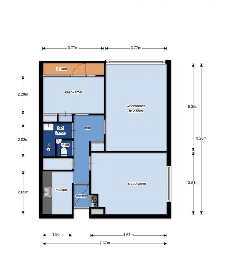 Te Huur 3 Kamer Appartement Heymansstraat In Rotterdam