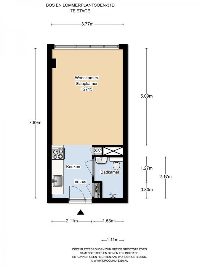 Te Huur 1 Kamer Appartement Bos en Lommerplantsoen In Amsterdam