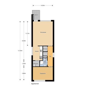 Te Huur 2 Kamer Appartement Wederikpad In Amsterdam
