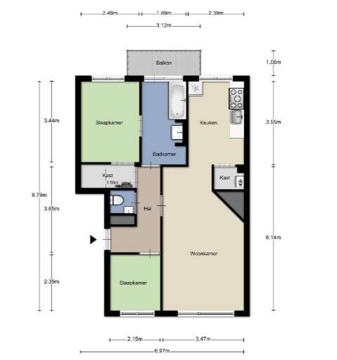 Te Huur 4 Kamer Appartement Anjelierstraat In Den Haag