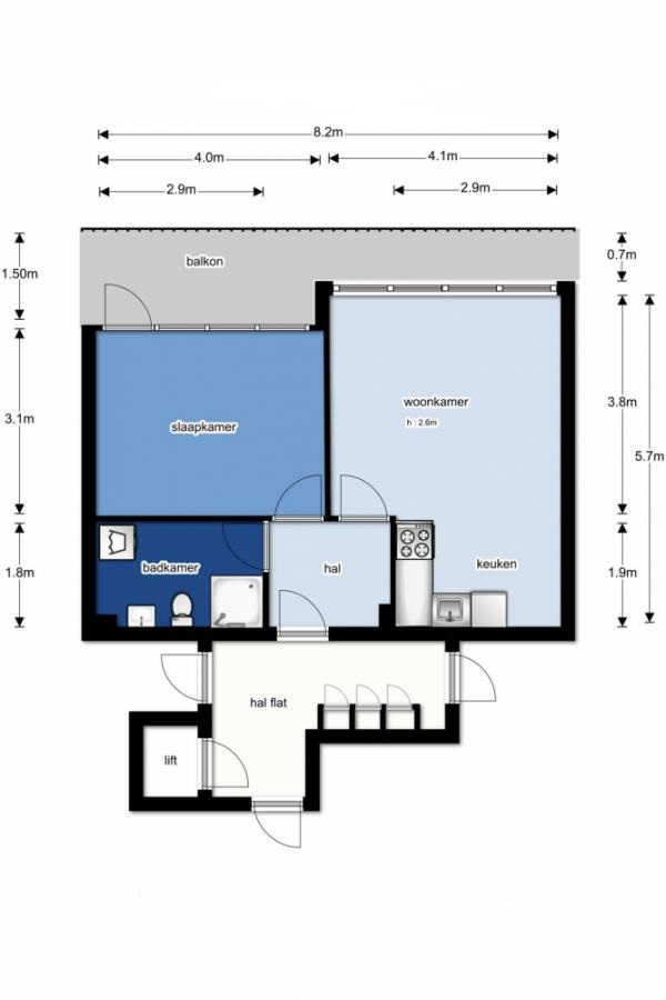 Te Huur 2 Kamer Appartement RÃÂümkelaan In Utrecht