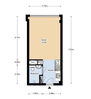 Te Huur 1 Kamer Appartement Bos en Lommerplantsoen In Amsterdam