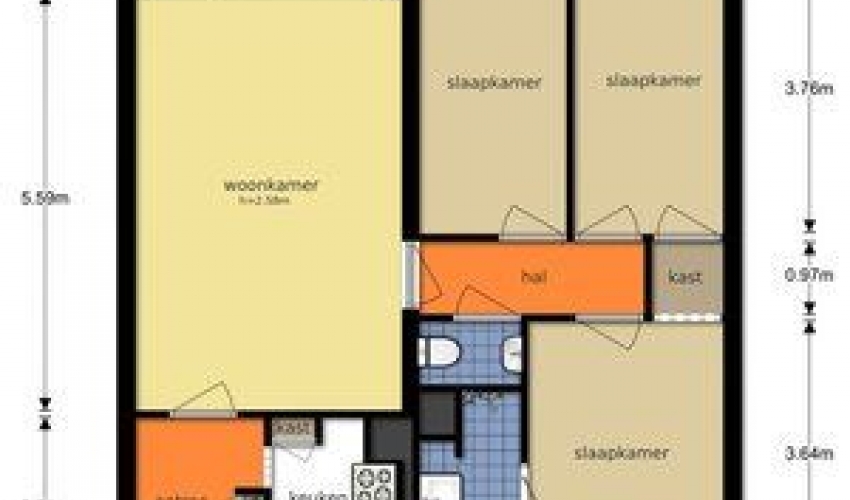 Te Huur 4 Kamer Appartement Van Heuven Goedhartlaan In Amstelveen