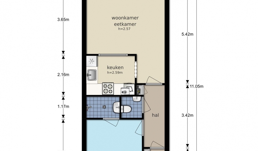 Te Huur 2 Kamer Appartement Hoeksewaard In Amstelveen