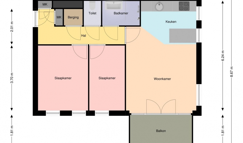 Te Huur 3 Kamer Appartement Pygmalionstraat In Almere