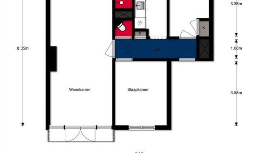 Te Huur 3 Kamer Appartement Willem de Zwijgerlaan Alphen aan den Rijn
