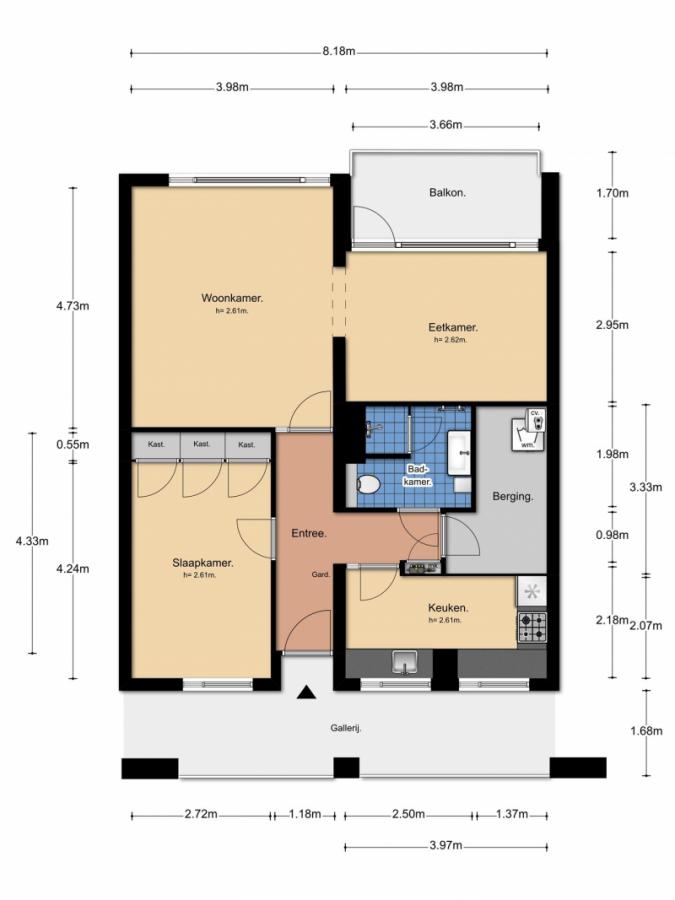 Te Huur 3 Kamer Appartement Ringweg-Randenbroek In Amersfoort