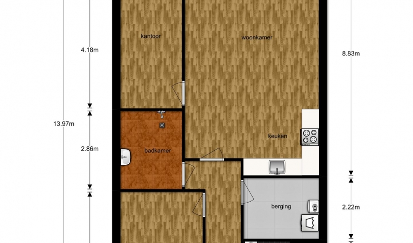 Te Huur 3 Kamer Appartement Azilaan In Alphen aan den Rijn