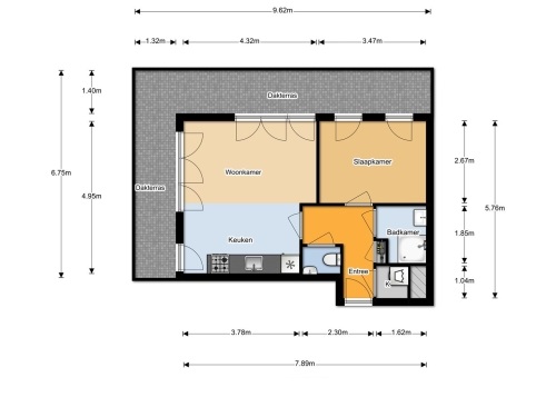 Te Huur 2 Kamer Appartement Charlotte de Bourbonstraat In Delft