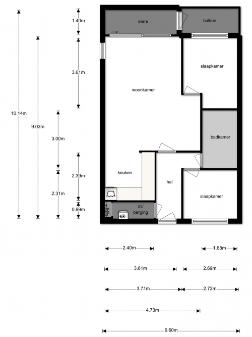 Te Huur 3 Kamer Appartement Rietvinkstraat In Eindhoven