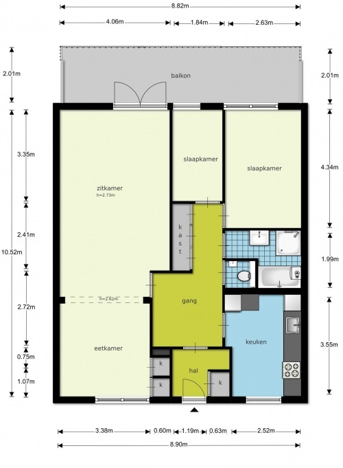 Te Huur 3 Kamer Appartement van Nijvenheimstraat In Venlo
