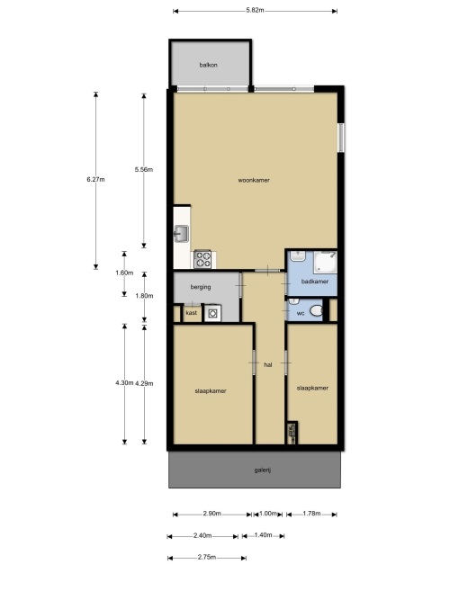 Te Huur 3 Kamer Appartement Lokerenpassage In Den Bosch