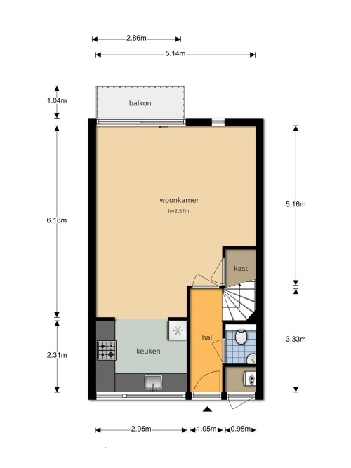 Te Huur 4 Kamer Appartement Karel Doormanlaan In Hilversum