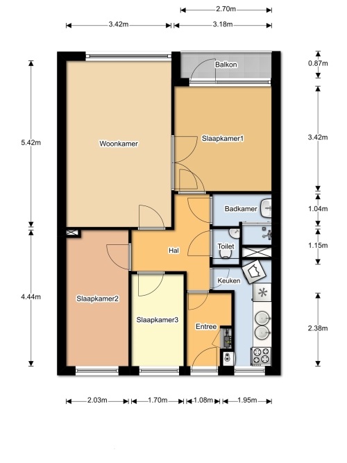 Te Huur 4 Kamer Appartement Fluitekruidweg In Zaandam