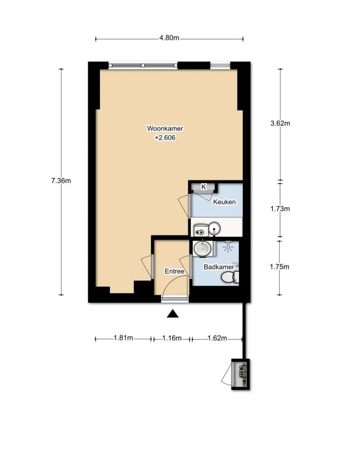 Te Huur 1 Kamer Appartement Dierenriem In Amsterdam