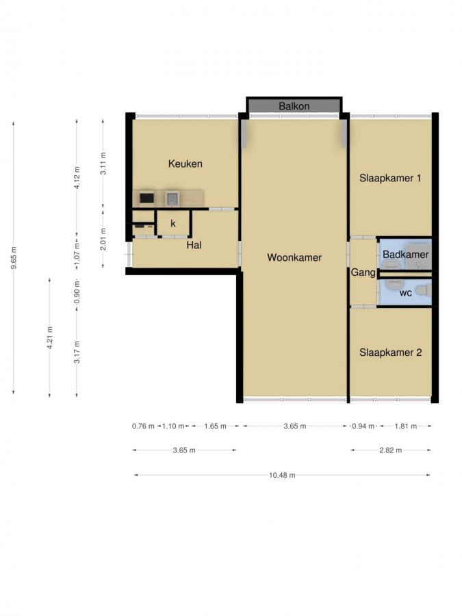 Te Huur 3 Kamer Appartement Dommeringdreef In Utrecht