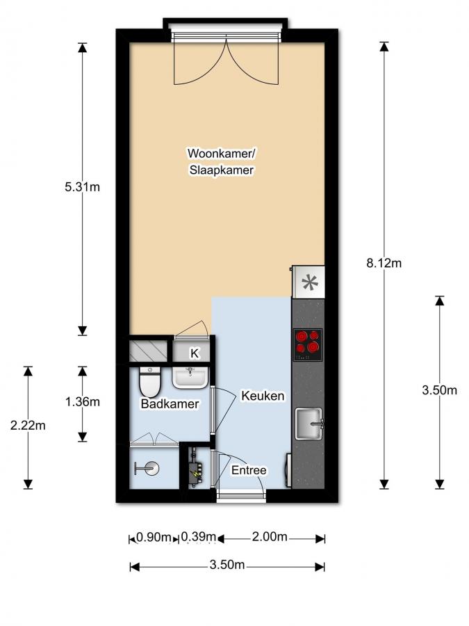 Te Huur 1 Appartement Welnastraat In Amsterdam