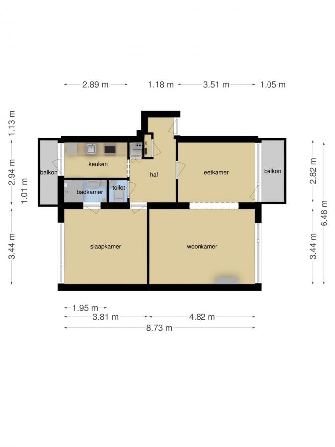 Te Huur 3 Appartement Kruisvoorde In Rotterdam