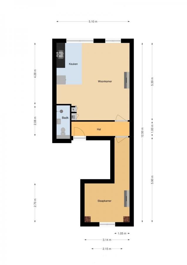 Te Huur 2 Appartement Kanaalstraat In Amsterdam