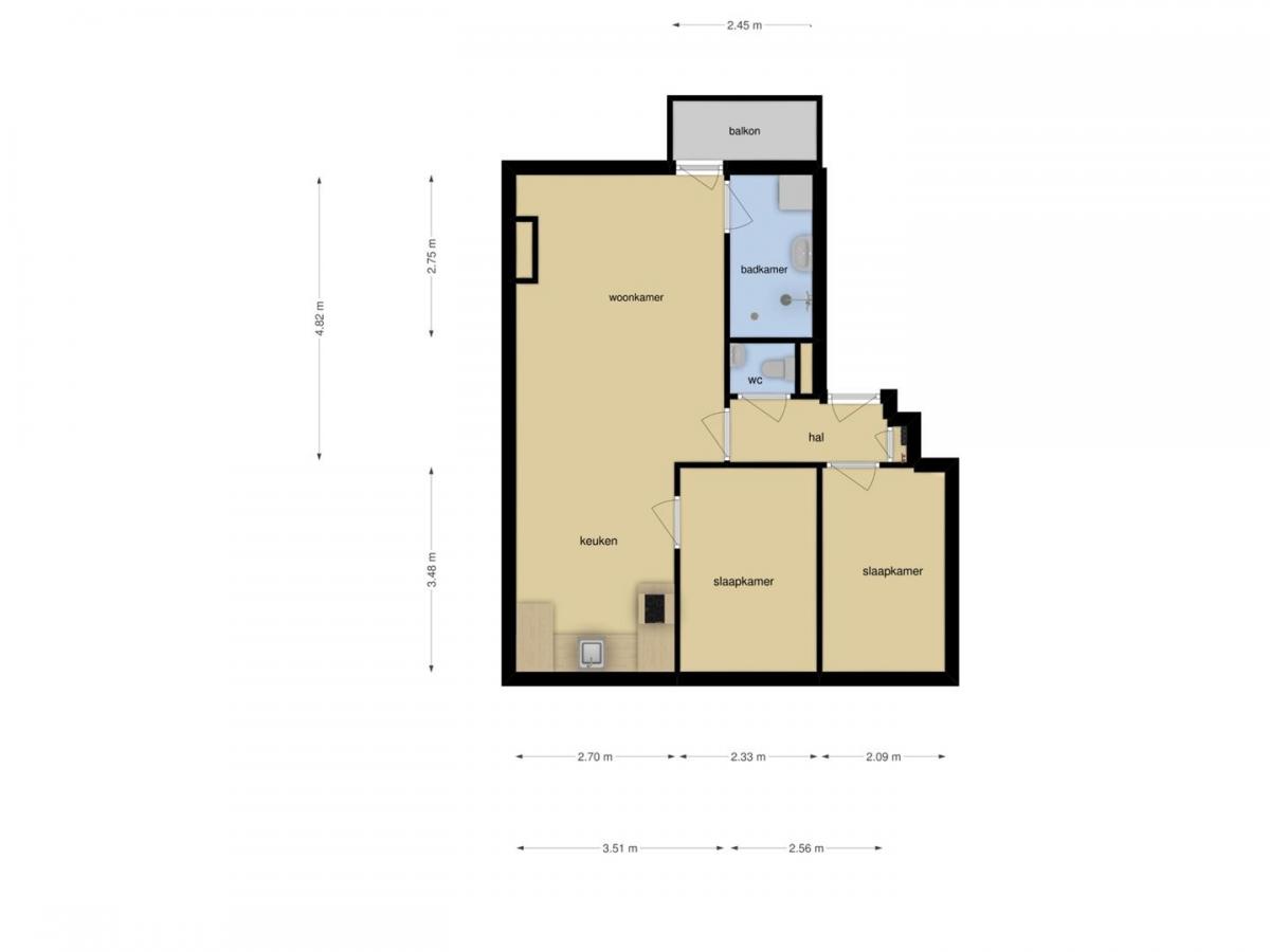 Te Huur 3 Appartement Walchersestraat In Rotterdam