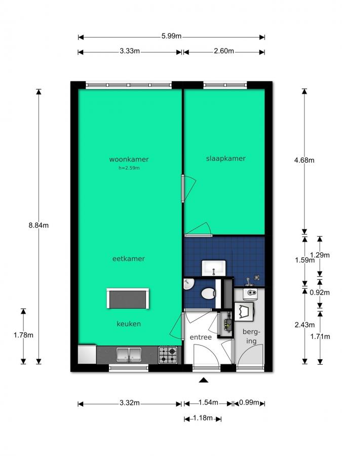 Te Huur 2 Appartement Minister Talmastraat In Utrecht