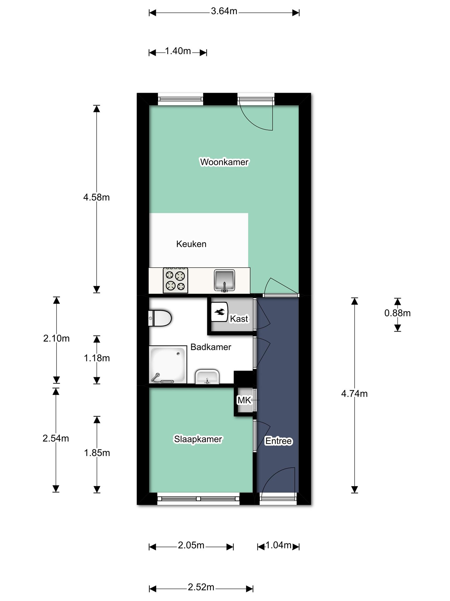 Te Huur 2 Appartement Berlagestraat In Utrecht