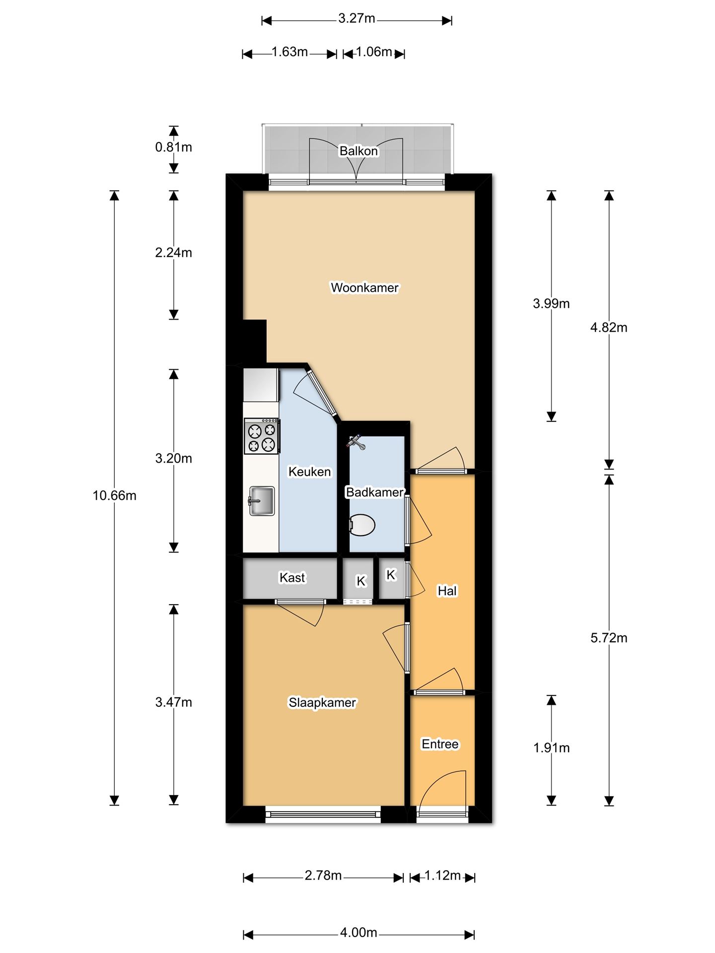 Te Huur 2 Kamer Appartement Livingstonelaan In Utrecht