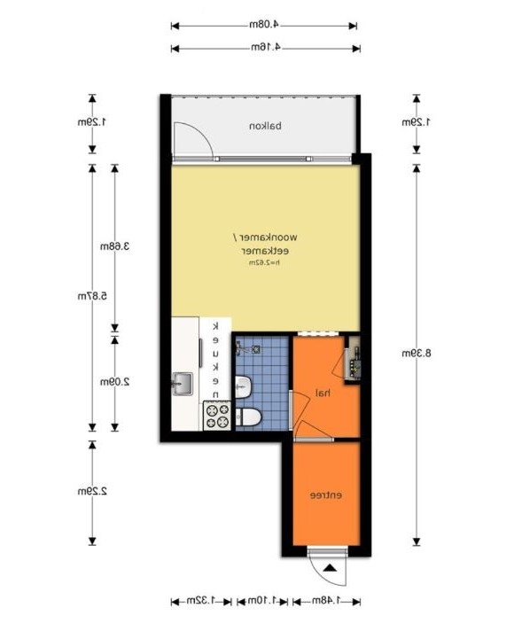 Te Huur 1 Kamer Appartement Amerbos In Amsterdam